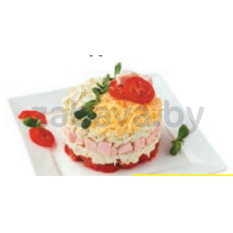 Салат слоеный с копченой грудкой, 1 кг