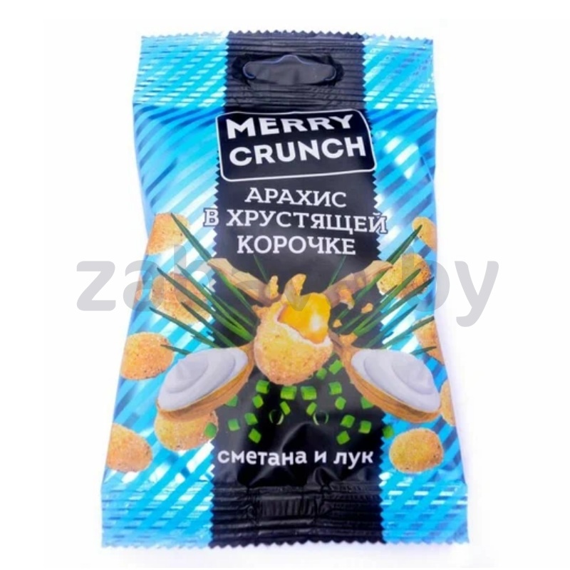 Арахис Merry Crunch, сметана-лук или сыр, 300 г