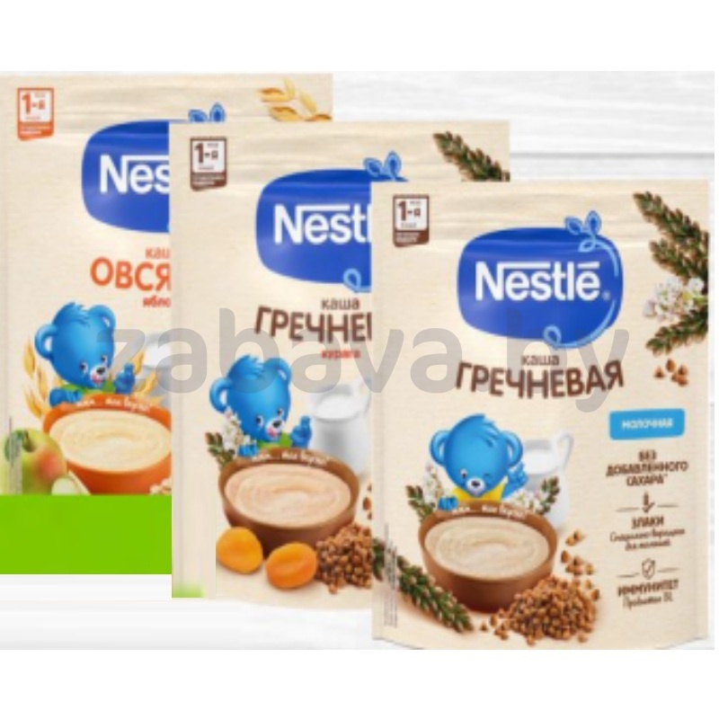 Каша Nestle, молочная злаковая, 200 г, в ассорт.