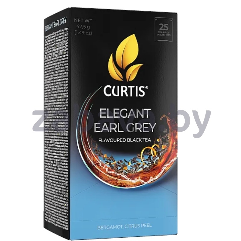 Чай черный Curtis Elegant Earl Grey, 25 пак.