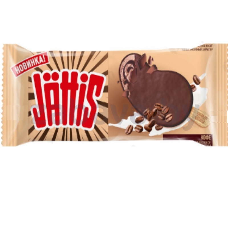 Мороженое Jattis, сливочно-кофейное эскимо, трюфель, Ингман, 70 г