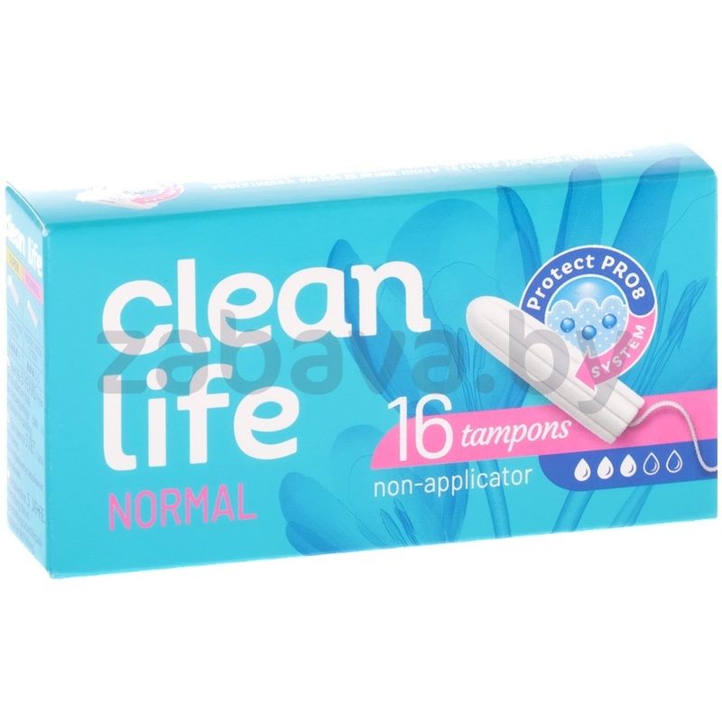 Тампоны Clean Life, normal, 16 шт.