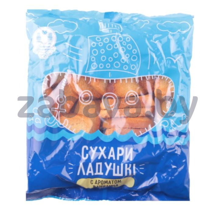 Сухари «Знатны пачастунак» «Ладушки» с ванилином, 250 г