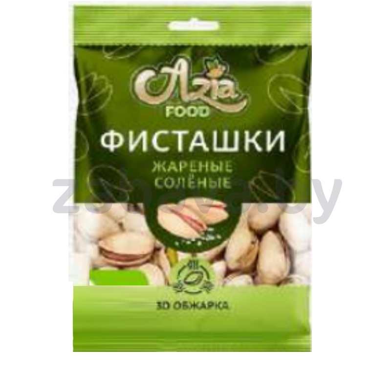 Фисташки Azia Food, неочищ., жар., сол., 100 г