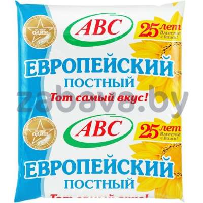 Соус майонезный ABC, «Европейский постный», 20%, 360 г