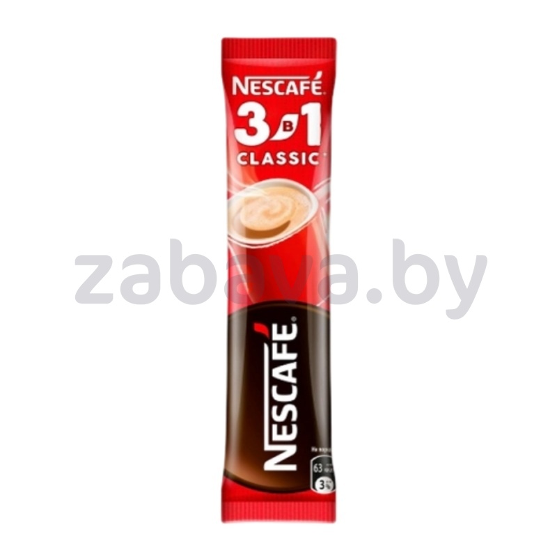 Напиток кофейный Nescafe 3 в 1, классический, 1 шт.