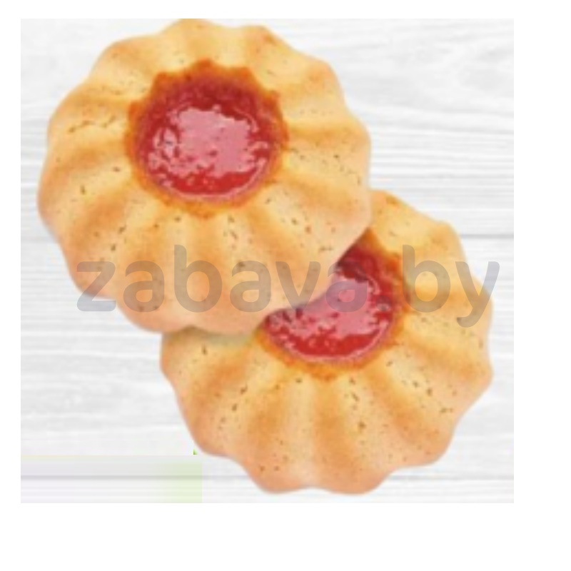 Печенье «Дымка» курабье, с малиновым джемом, 1 кг