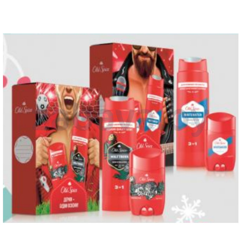 Набор подарочный Old Spice (дезодорант 50 мл + гель для душа 250 мл), в ассорт.