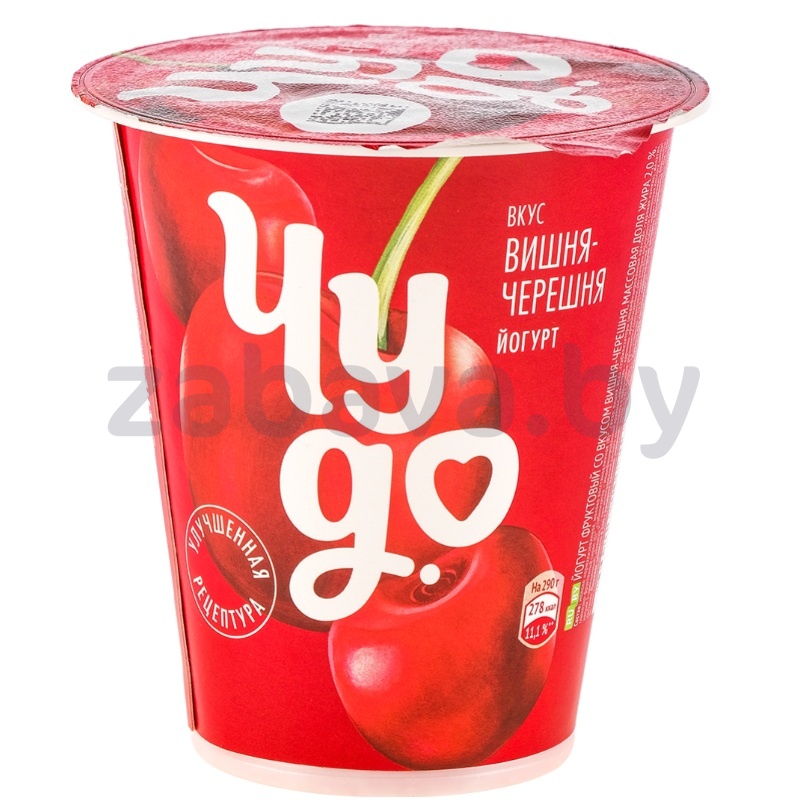 Йогурт «Чудо», вишня-черешня, 290 г