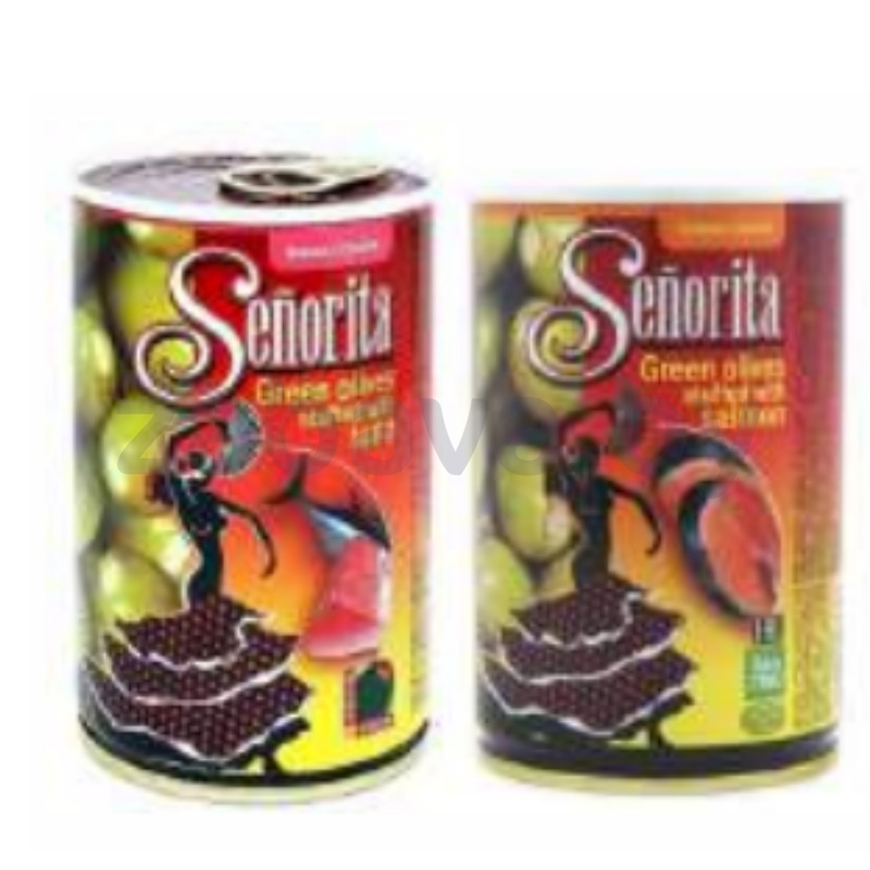 Оливки зелен. Senorita, фаршир., 280 г, в ассорт.
