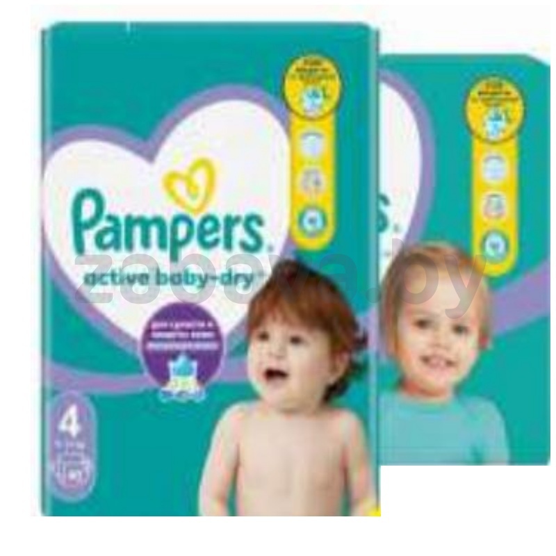 Подгузники Pampers Active Baby Maxi Pack, 40/36 шт.