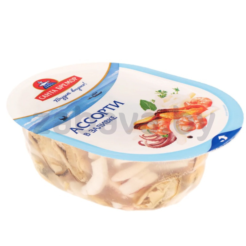 Коктейль из морепродуктов в заливке «Санта Бремор» «Ассорти», 350 г
