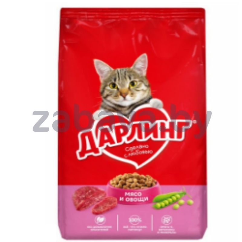 Корм сухой для кошек «Дарлинг», мясо-овощи, 760 г