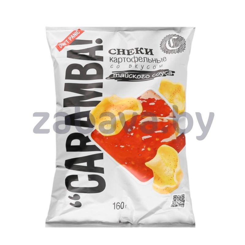 Снеки Caramba!, картофельные, со вкусом тайского соуса, 160 г