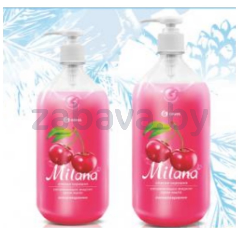 Крем-мыло жидкое для рук Grass Milana, черешня, 1 л
