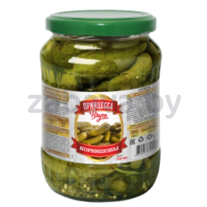 Огурцы корнишоны марин. «Принцесса вкуса», 350 г