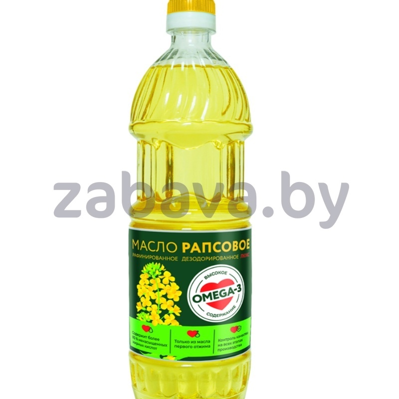 Масло рапсовое «Золотая капля» люкс, раф., дез., 850 мл