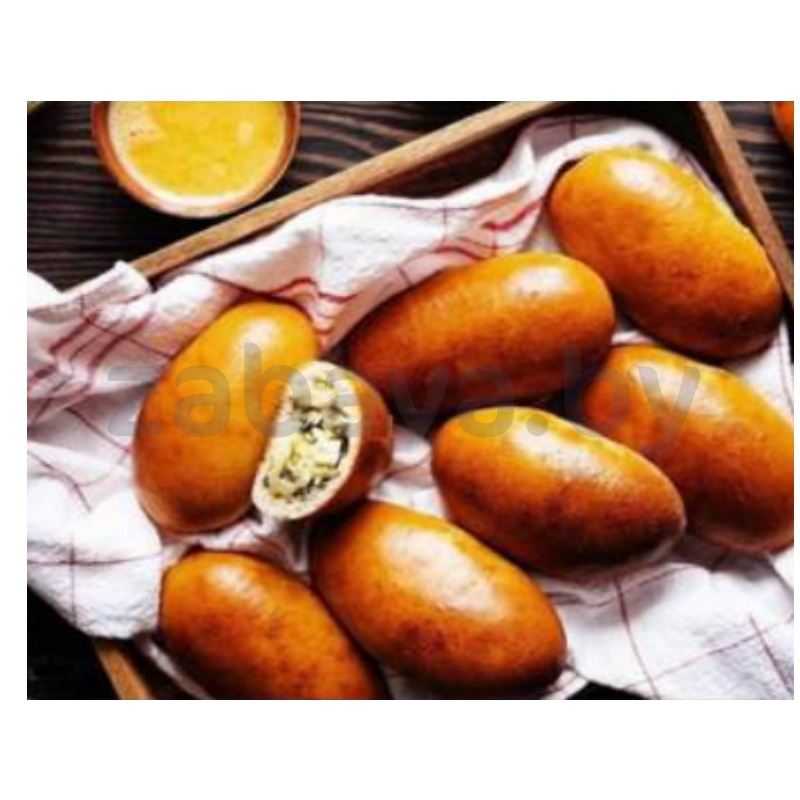 Пирожки печеные, с картофелем, грибами и луком, 1 кг