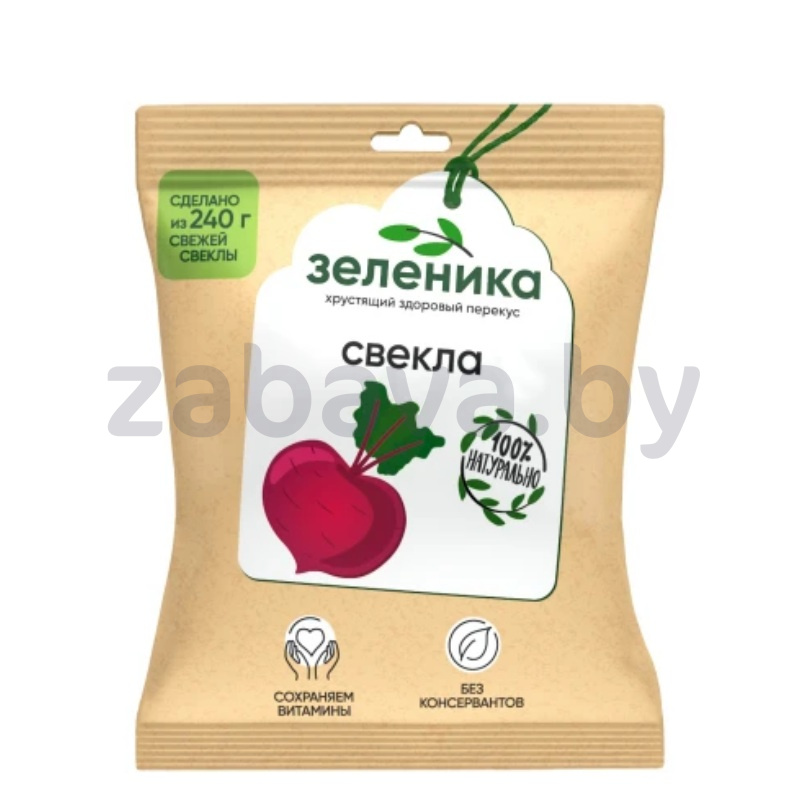 Перекус овощной «Зеленика», 30 г, в ассорт.