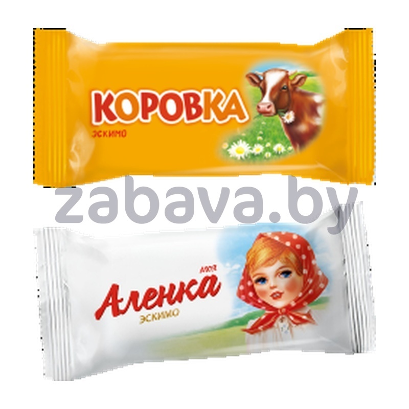Десерт замороженный «Коровка» или «Моя Аленка», эскимо, 65 г
