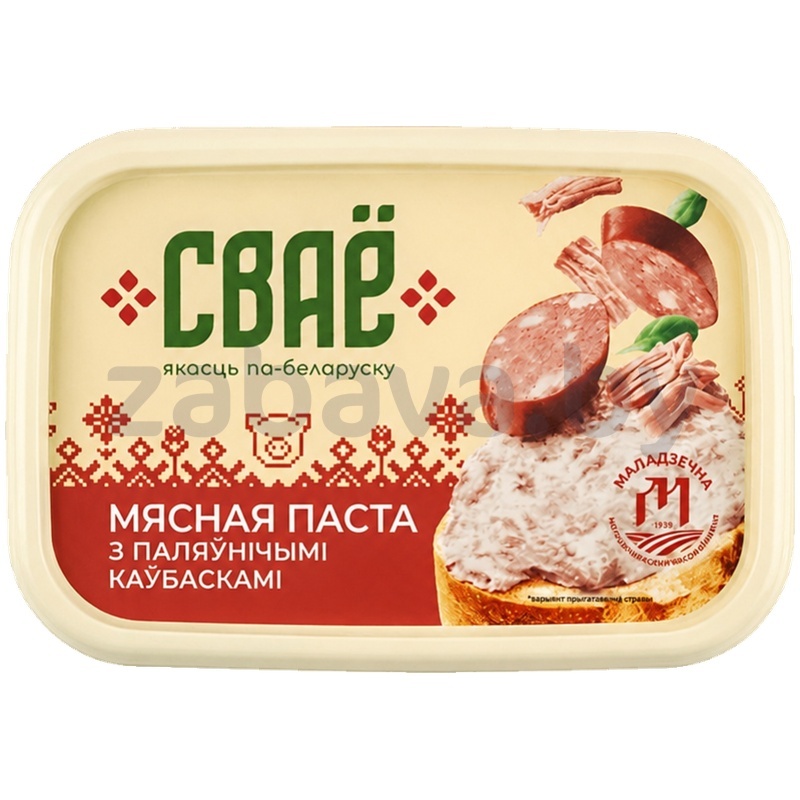 Паста мясная, с охотничьими колбасками, «Сваё», 140 г