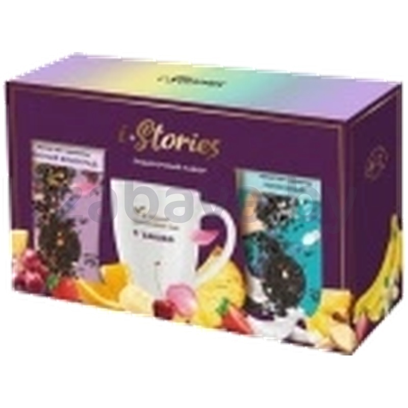 Набор подар. I-Stories, 3 предм.: кружка + 2 чая чёрн. со вк., 140 г