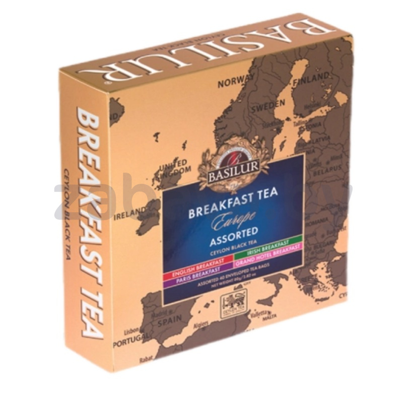 Чай Basilur Breakfast Tea, 40 пак.
