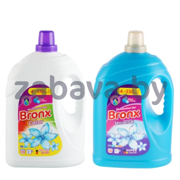 Гель для стирки Bronx Color/Universal, 4,55 л