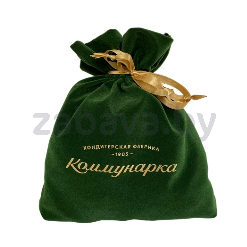 Подарок новогодний «Коммунарка», изумрудный мешочек, 1 кг
