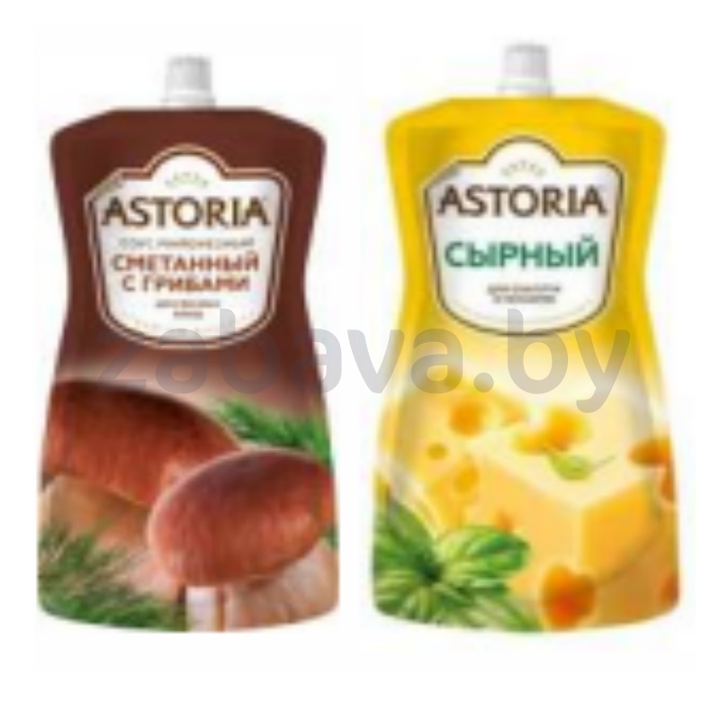 Соус Astoria, сметанный с грибами или сырный, 233 г