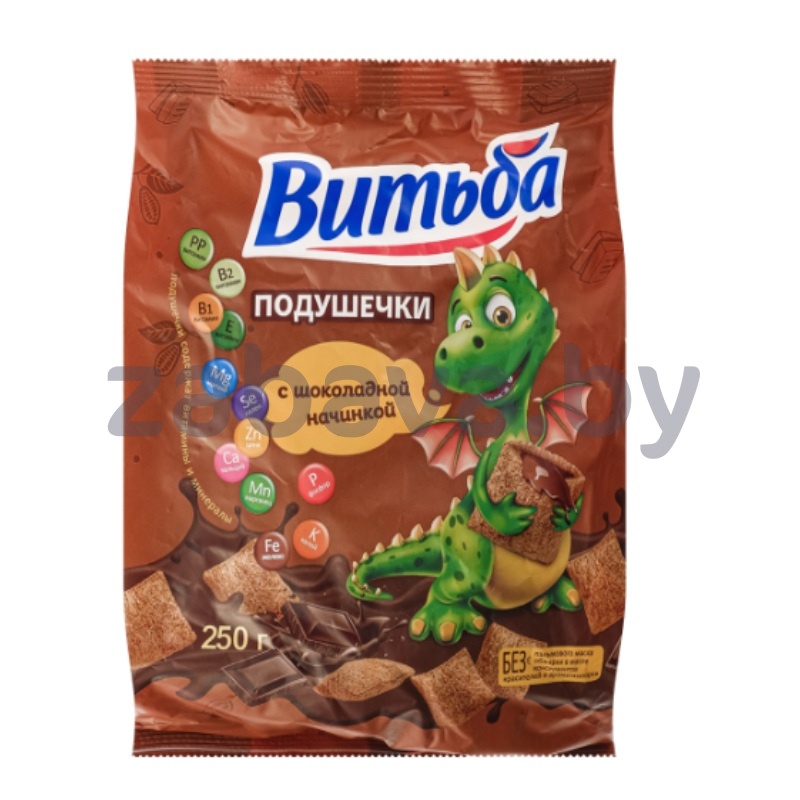 Подушечки «Витьба», 250 г, с шоколадной начинкой
