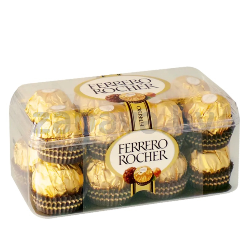 Конфеты Ferrero Rocher с кремовой начинкой и лесным орехом, 200 г