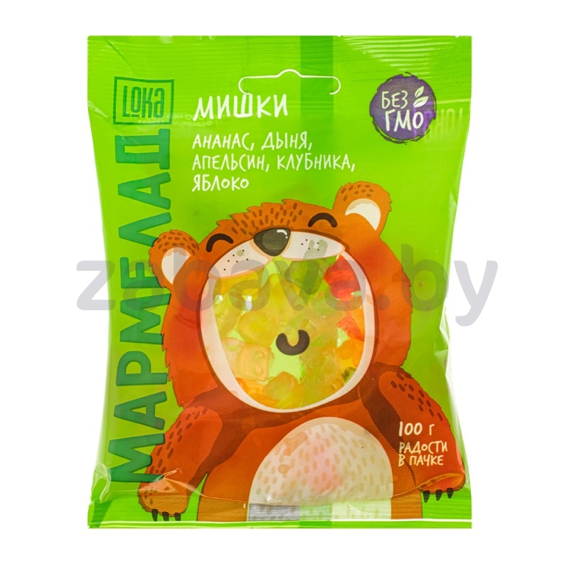 Мармелад жевательный Loka, мишки, 100 г