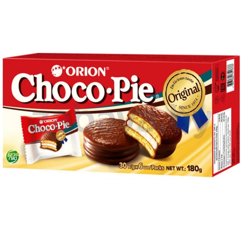 Бисквит Orion Choco Pie, 180 г