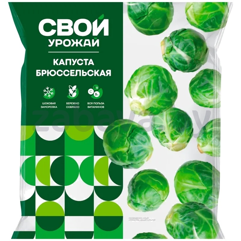 Смесь овощная «Свой урожай» капуста брюссельская, 400 г