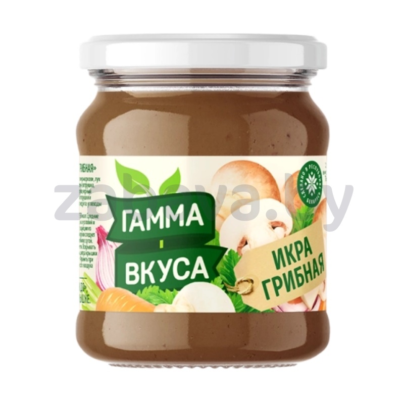 Икра грибная «Гамма вкуса», консерва закусочная, 240 г
