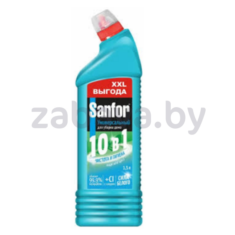 Средство чистящее Sanfor, морской бриз, универс., 1,5 л