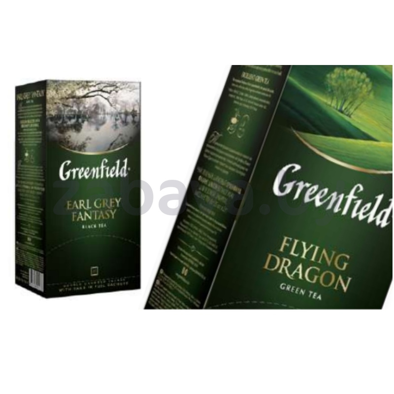 Чай Greenfield, Earl Grey Fantasy или Flying Dragon, 25 пак.