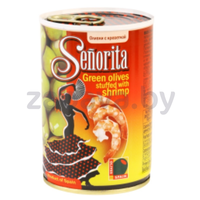 Оливки Senorita, фаршир., б/к, 280 г, в ассорт.