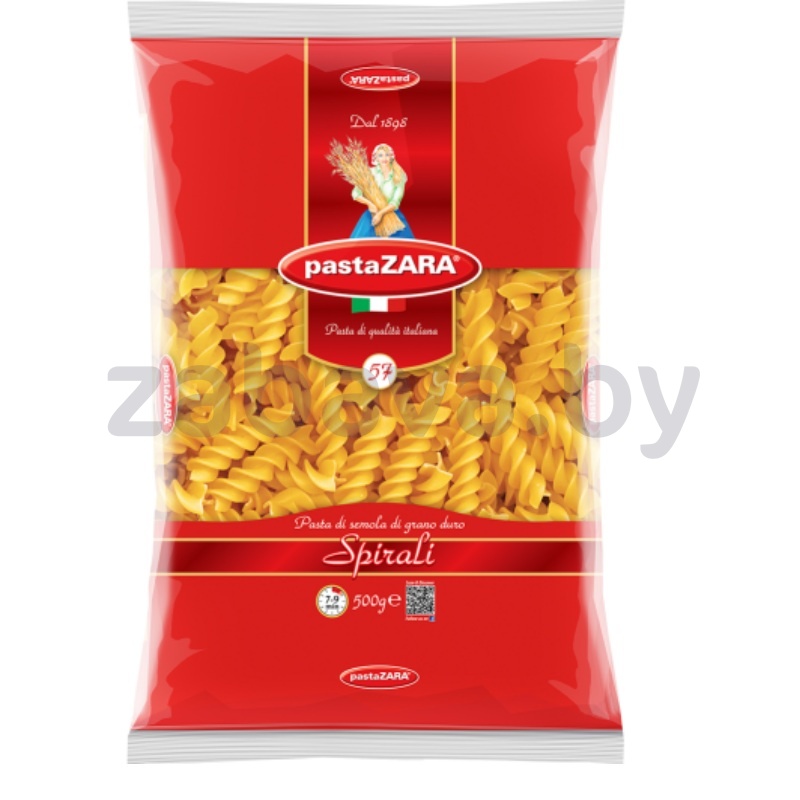 Макароны PastaZARA, Spirali № 57, 500 г