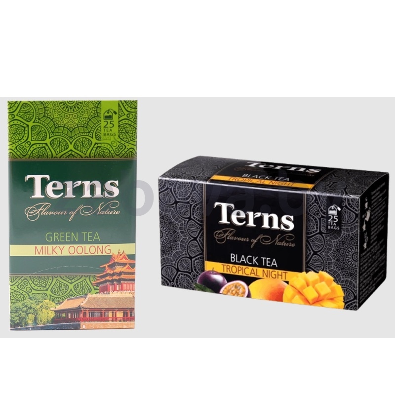 Чай Terns Milky Oolong или Tropical Night, 25 пак.