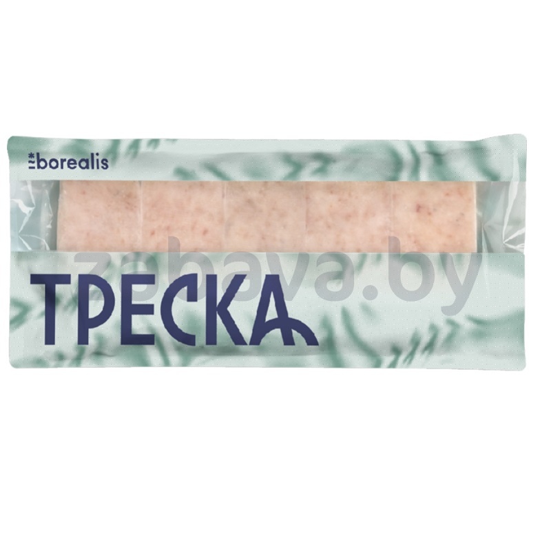 Фарш Borealis, треска атлант., б/к, с/м, 750 г