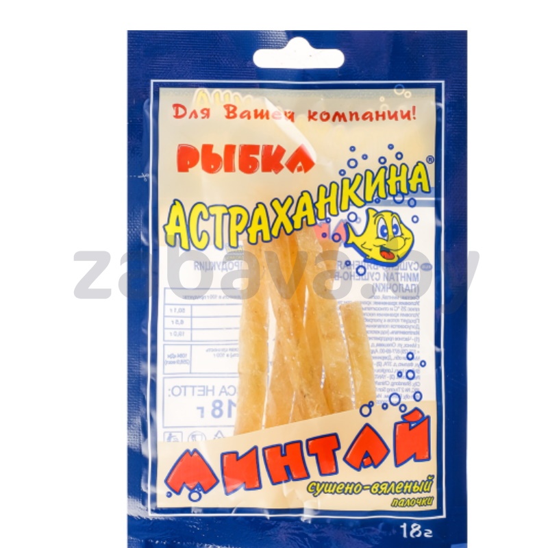 Минтай «Астраханкина рыбка», суш., 40 г