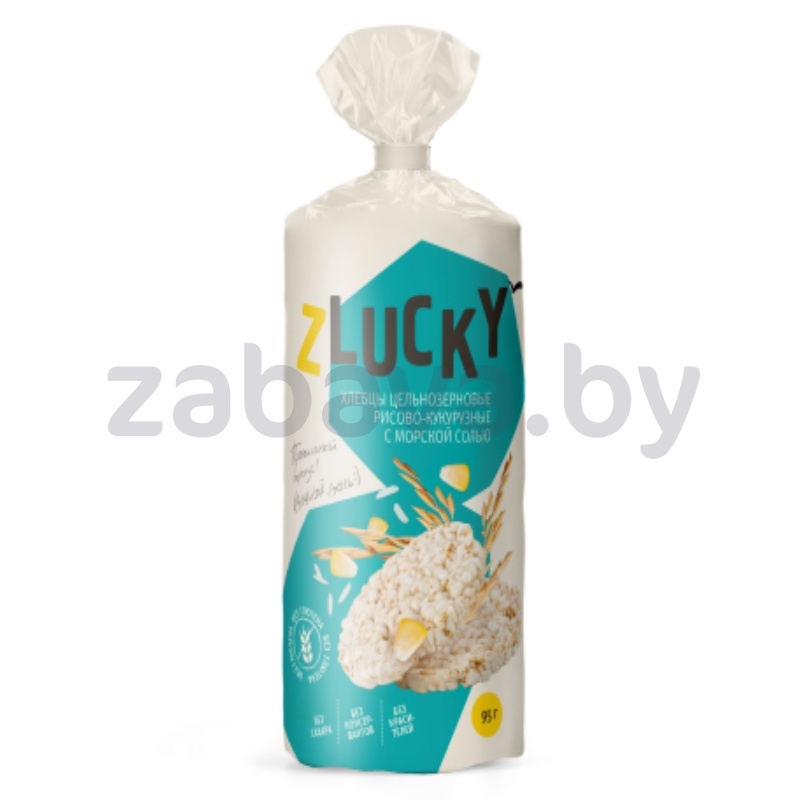 Хлебцы Zlucky рисово-кукурузные, 95 г