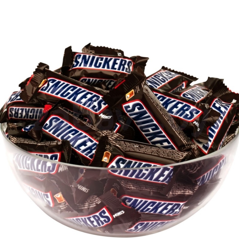 Шоколадные мини-батончики Snickers minis, 1 кг