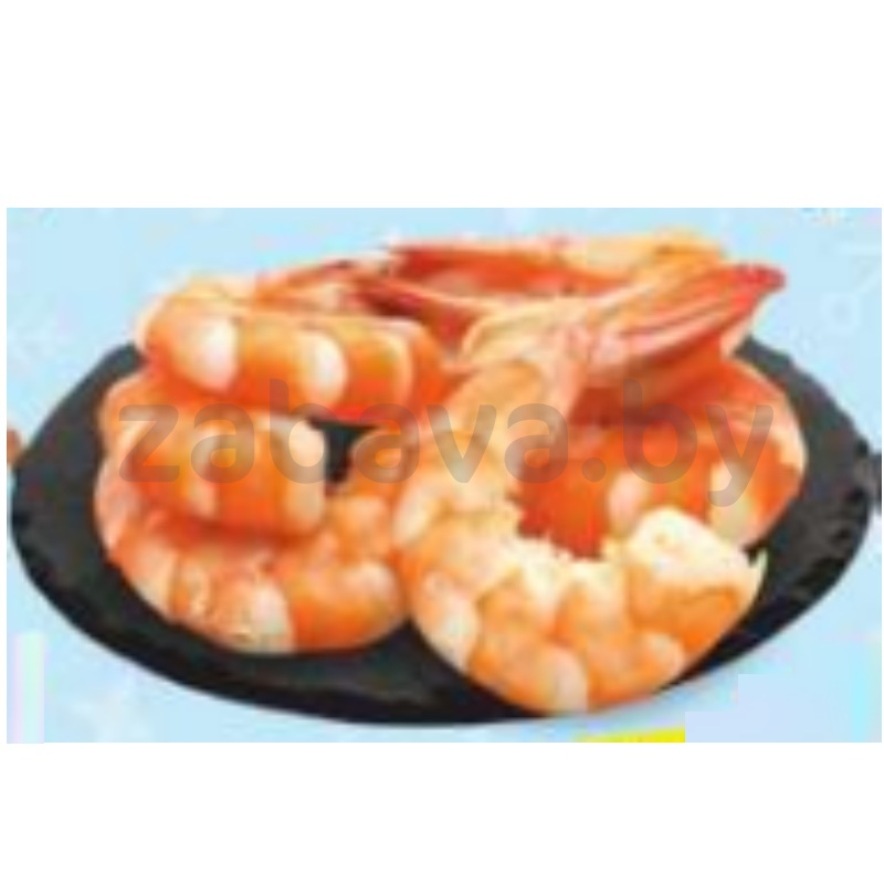 Креветки королевские, 31/40, б/г, очищ., с/х, замор., 1 кг
