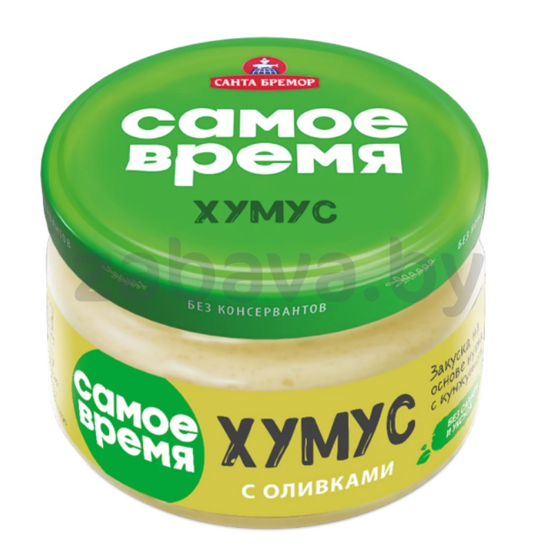Закуска «Самое время», хумус с оливками, 200 г