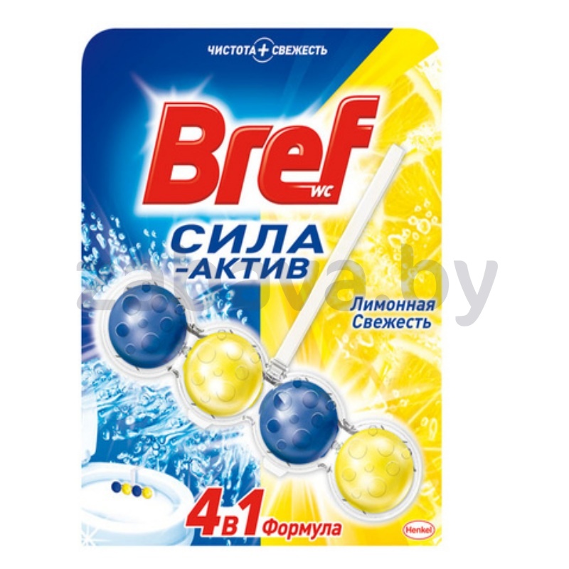 Средство чистящее для туалета Bref, лимонн. свежесть, 50 г