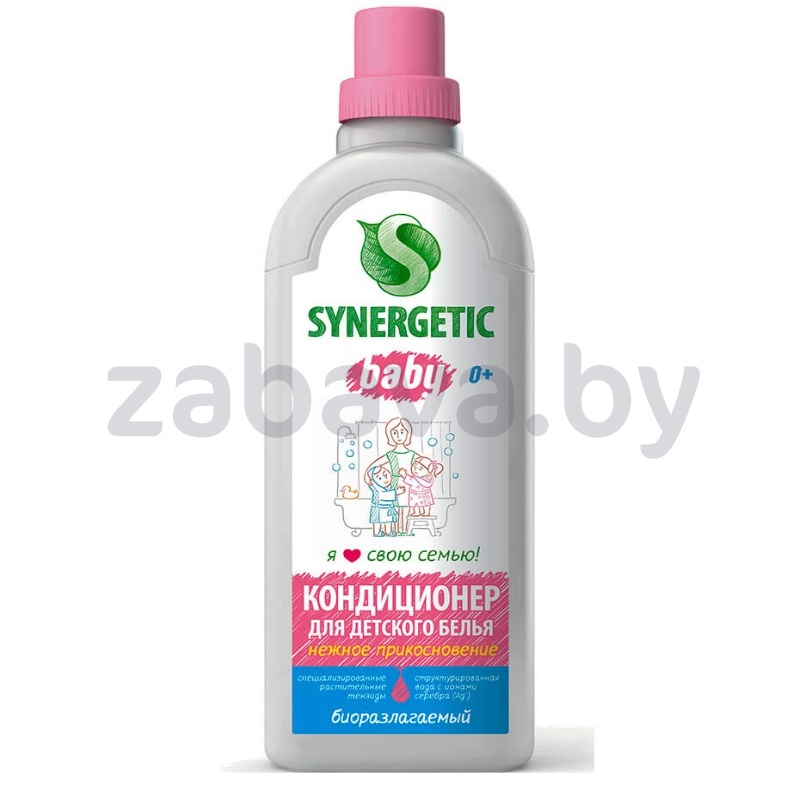 Кондиционер биоразлаг. Synergetic д/дет. белья, 1 л