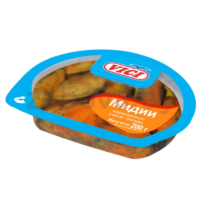 Мидии Vici чилийские, в масле, 200 г